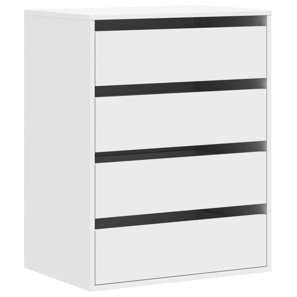 Syfax™ Cassettiera Bianca 60X41X76 Cm In Legno Multistrato-image
