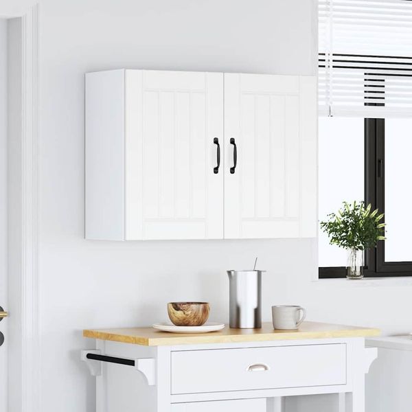 Syfax™ Pensile Da Cucina Lucca Bianco In Legno Multistrato-image