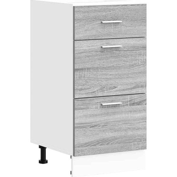Syfax™ Armadio Inferiore “Lyon” Grigio Sonoma 40X46X81,5 Cm-image