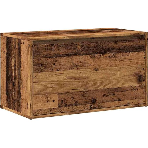 Syfax™ Panca Ingresso 80X40X45 Cm Legno Vecchio Legno Multistrato-image