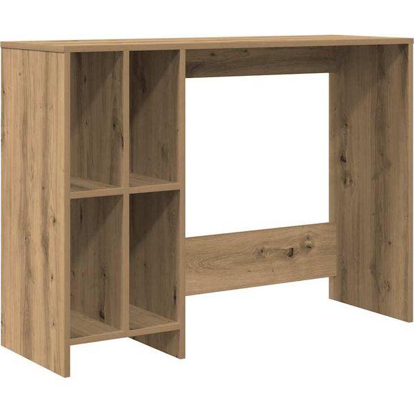 Syfax™ Scrivania Rovere Artigianale 102,5X35X75Cm In Legno Multistrato-image