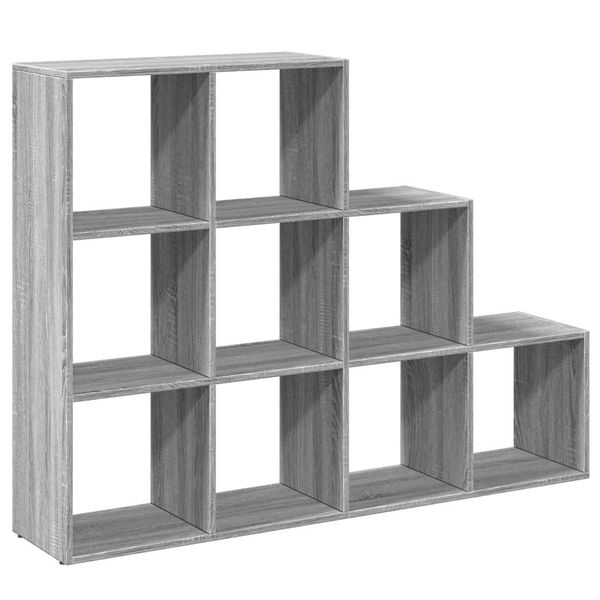 Syfax™ Libreria 3 Ripiani Grigio Sonoma 137,5X29X103,5 Cm Truciolato-image