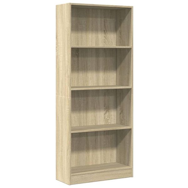 Syfax™ Libreria Rovere Sonoma 60X24X143 Cm In Legno Multistrato-image