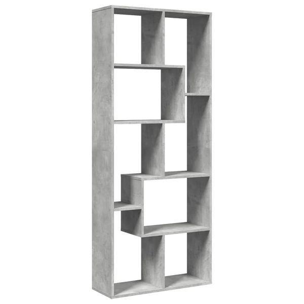 Syfax™ Libreria Divisorio Grigio Cemento 67X25X161,5 Cm In Truciolato-image