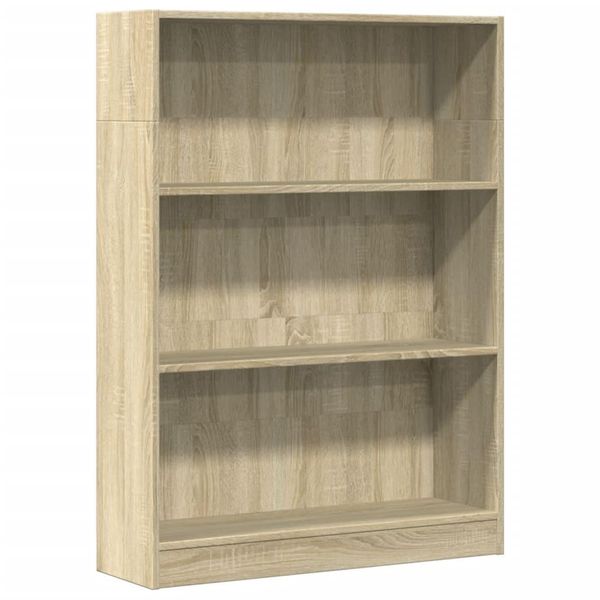 Syfax™ Libreria Rovere Sonoma 80X24X109 Cm In Legno Multistrato-image