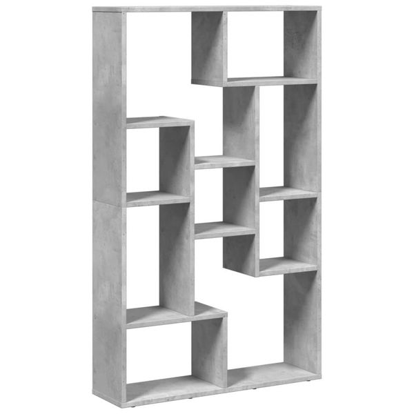 Syfax™ Libreria Grigio Cemento 72X20X120,5 Cm In Truciolato-image