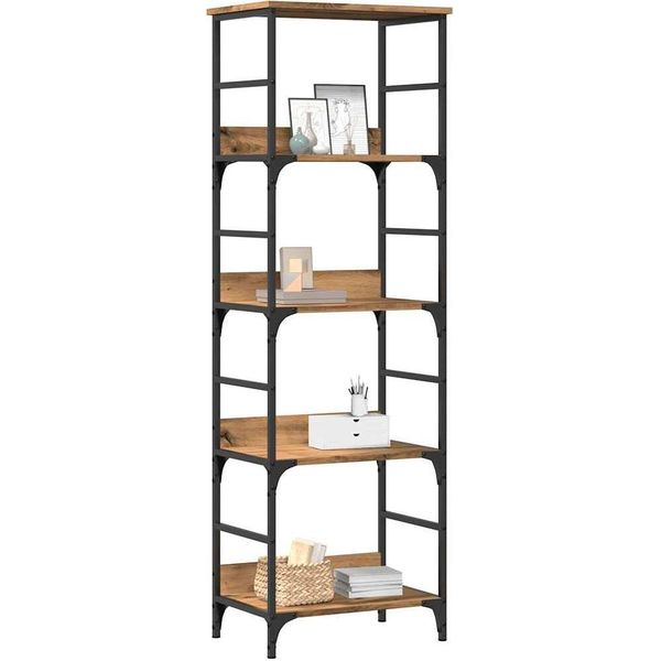 Syfax™ Libreria Rovere Artigianale 50X33X153 Cm In Truciolato-image