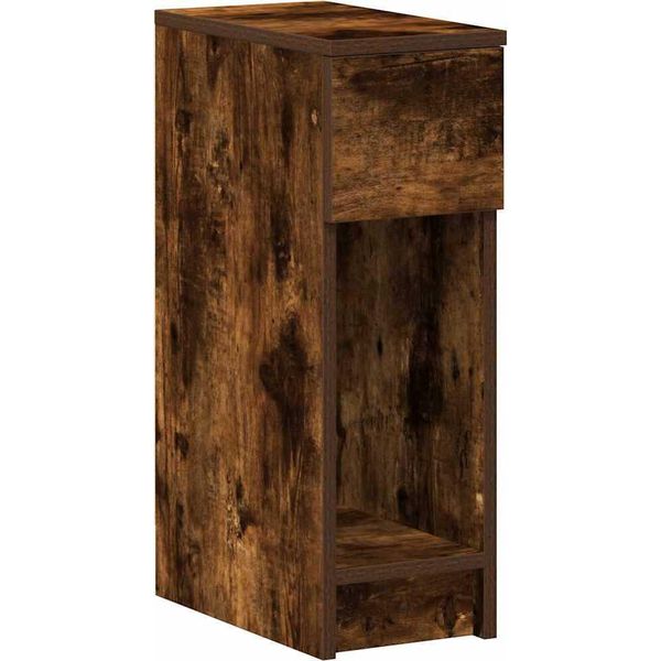Syfax™ Comodino Con Cassetto Rovere Fumo 20X36X60 Cm-image