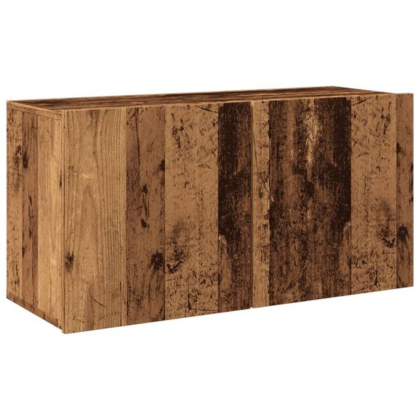 Syfax™ Mobile Tv A Parete Legno Antico 80X30X41 Cm-image