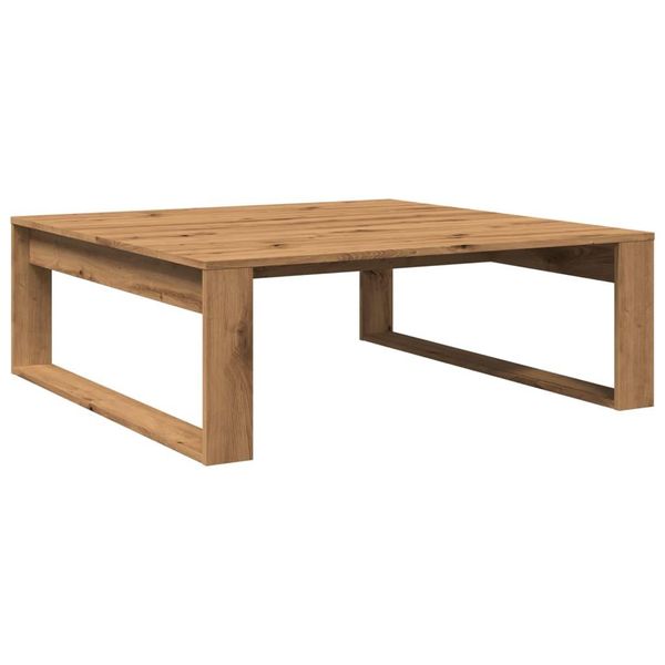 Syfax™ Tavolino Salotto Rovere Artigianale 100X100X35 Cm In Truciolato-image