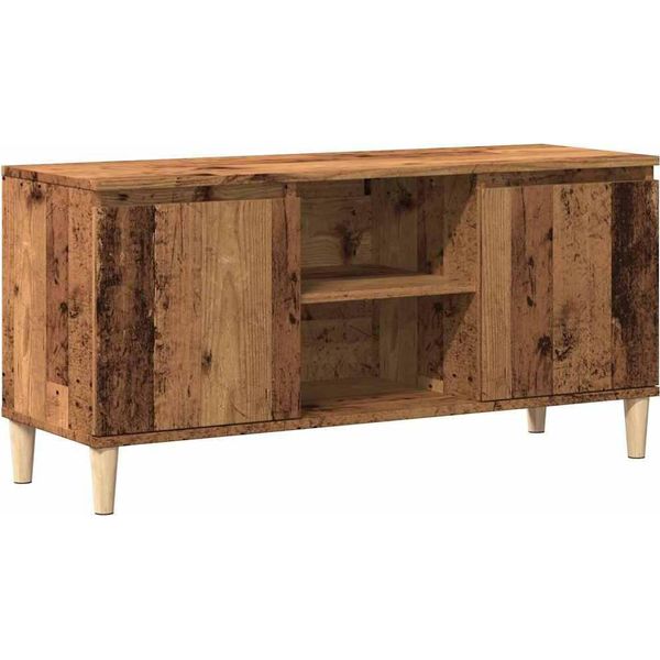 Syfax™ Mobile Porta Tv Legno Antico 102X35X50 Cm In Legno Multistrato-image