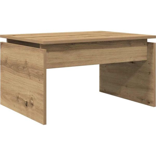 Syfax™ Tavolino Da Salotto Rovere Artigianale 68X50X38Cm In Truciolato-image