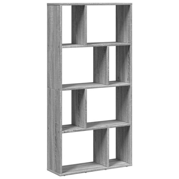 Syfax™ Libreria Grigio Sonoma 60X20X120,5 Cm In Truciolato-image