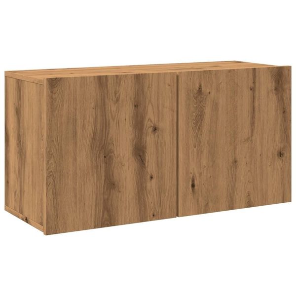 Syfax™ Mobile Tv A Parete Rovere Artigianale 80X30X41 Cm-image
