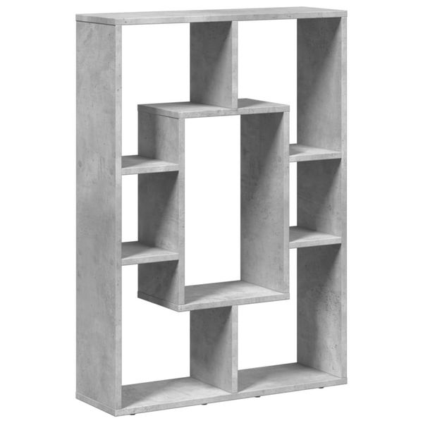 Syfax™ Libreria Grigio Cemento 63X20X90 Cm In Truciolato-image