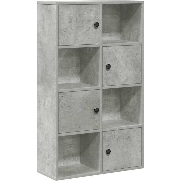 Syfax™ Libreria Grigio Cemento 60X24X101,5 Cm In Legno Multistrato-image