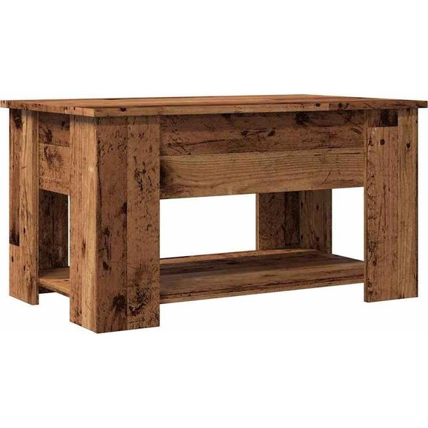 Syfax™ Tavolino Da Salotto Legno Antico 79X49X41 Cm Legno Multistrato-image