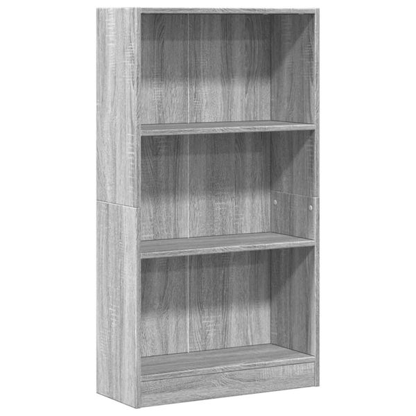 Syfax™ Libreria Grigio Sonoma 60X24X109 Cm In Truciolato-image