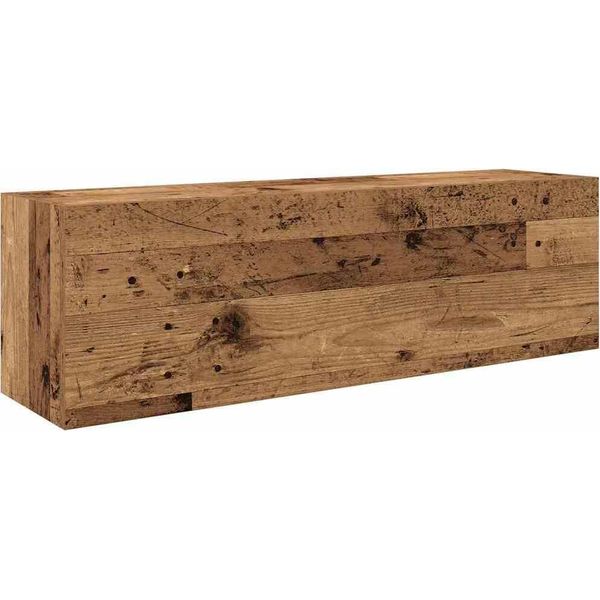 Syfax™ Mobile Da Bagno Legno Antico 100X25X30 Cm In Truciolato-image