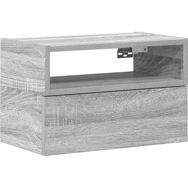 Syfax™ Comodino A Muro Grigio Sonoma 45X26X28,5 Cm-image