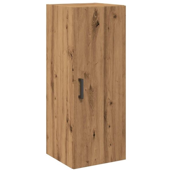 Syfax™ Mobile A Parete Rovere Artigianale 34,5X34X90 Cm In Truciolato-image