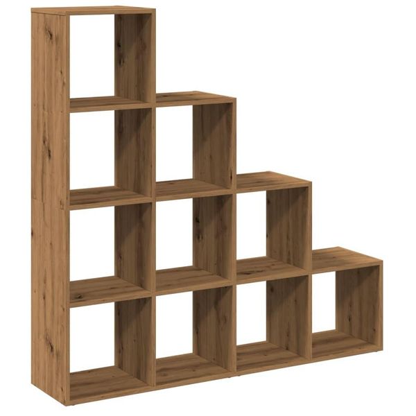 Syfax™ Libreria A 4 Ripiani Rovere 131,5X29X131,5 Cm In Truciolato-image