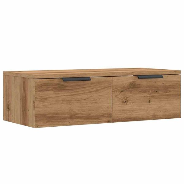 Syfax™ Mobile A Parete Legno Antico 68X30X20 Cm In Legno Multistrato-image