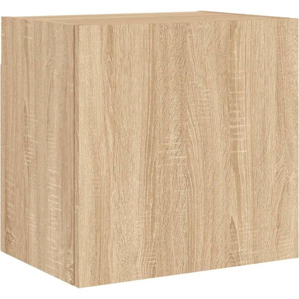 Syfax™ Mobile Tv Parete Rovere Sonoma 40,5X30X40 Cm Legno Multistrato-image
