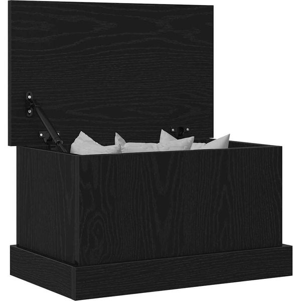 Syfax™ Scatola Di Stoccaggio Rovere Nero 50 X 30 X 28 Cm-image
