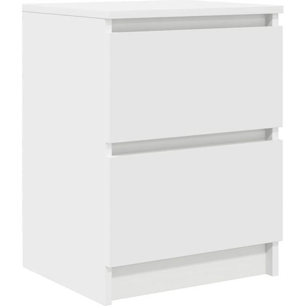 Syfax™ Mobile Porta Tv Bianco 40X35X54 Cm In Legno Multistrato-image