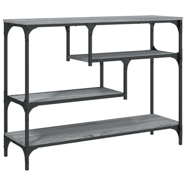 Syfax™ Tavolino Consolle Grigio Sonoma 100X30X75 Cm Legno Multistrato-image