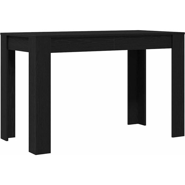 Syfax™ Tavolo Da Pranzo Rovere Nero 120X60X76 Cm Legno Multistrato-image