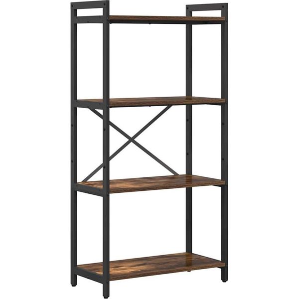 Syfax™ Libreria Rovere Fumé 40 X 30 X 85 Cm Legno Multistrato-image