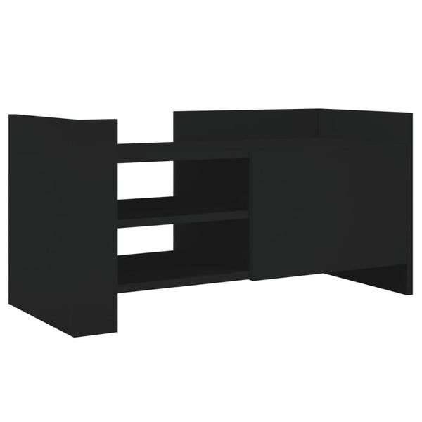 Syfax™ Mobile Porta Tv Nero 80X35X40 Cm In Legno Multistrato-image
