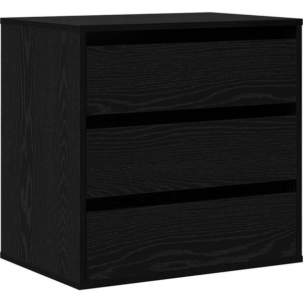 Syfax™ Mobile Con Cassetti Nero 60 X 41 X 58 Cm Legno Multistrato-image