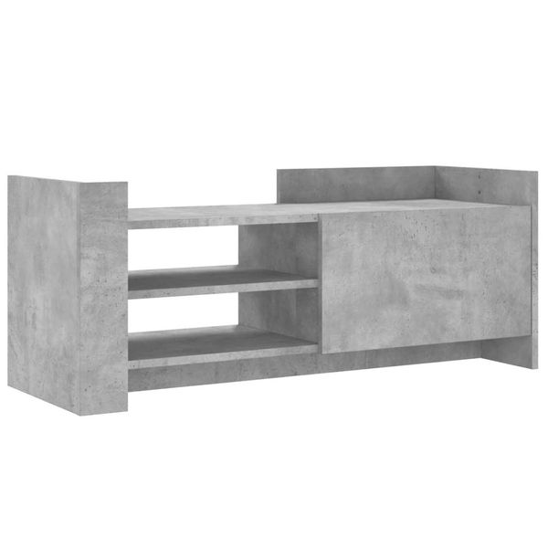 Syfax™ Mobile Per Tv Grigio Cemento 100X35X40 Cm Legno Multistrato-image