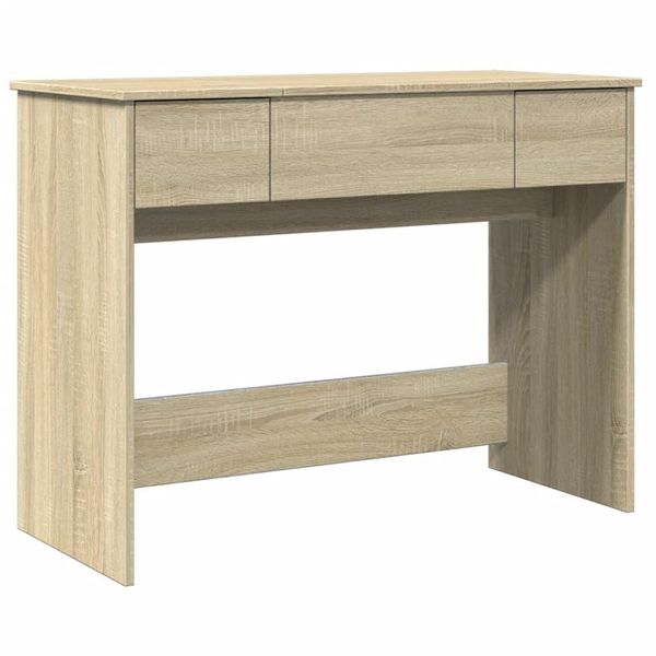 Syfax™ Toeletta Con Specchio Rovere Sonoma 100X45X76 Cm-image