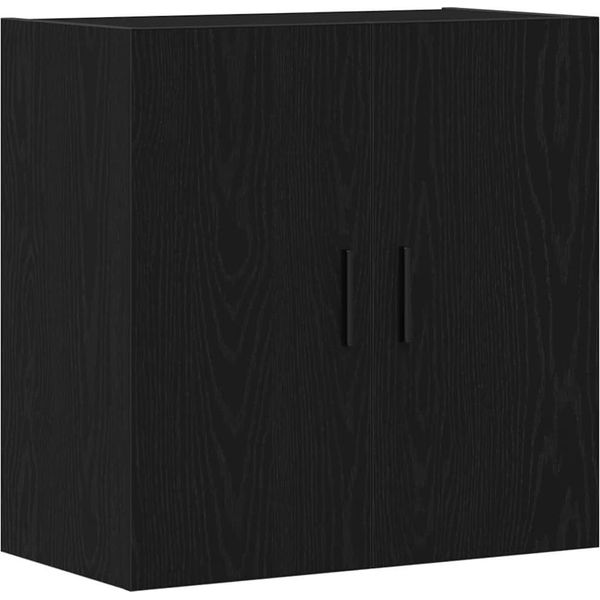 Syfax™ Mobile A Muro Rovere Nero 60 X 31 X 60 Cm Legno Multistrato-image