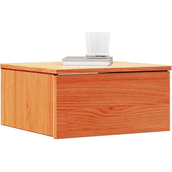 Syfax™ Comodino Con Cassetto 2 Pcs Marrone Cerato 37 X 35 X 18,5 Cm-image