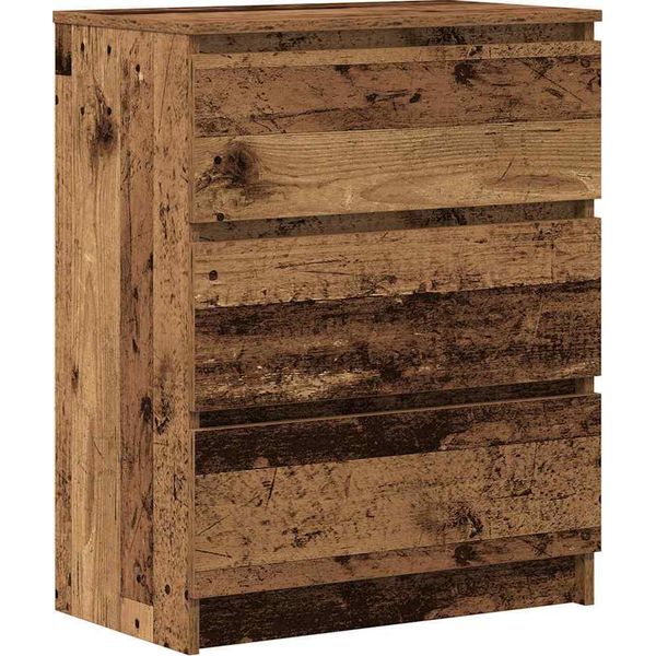 Syfax™ Credenza Legno Antico 60X35X76 Cm In Legno Multistrato-image
