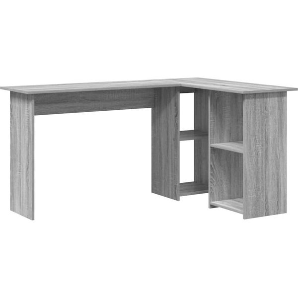 Syfax™ Scrivania Grigio Sonoma 142 X 102 X 73 Cm Legno Multistrato-image