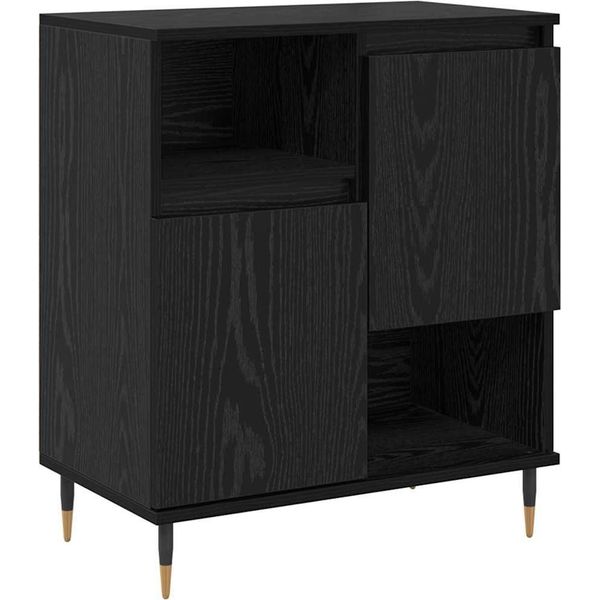 Syfax™ Credenza Rovere Nero 60 X 35 X 70 Cm-image