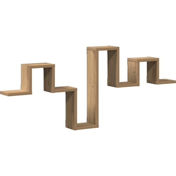 Syfax™ Scaffale Da Parete Rovere Artigianale 104,5 X 43 X 10 Cm-image
