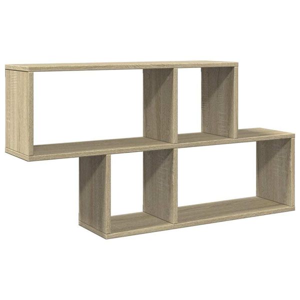 Syfax™ Scaffale A Parete Rovere Sonoma 100X20X53Cm Legno Multistrato-image