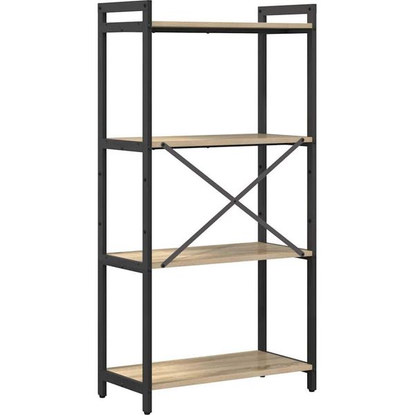 Syfax™ Libreria Rovere Sonoma 40 X 30 X 85 Cm Legno Multistrato-image