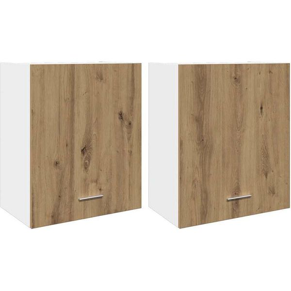 Syfax™ Mobili Pensili “Lyon” 2 Pz Artigianale 50X31X60 Cm-image
