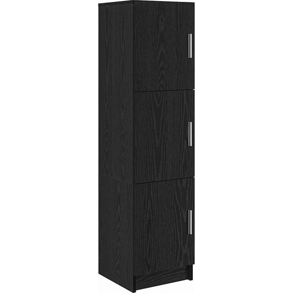 Syfax™ Credenza Rovere Nero 31.5 X 32 X 122.5 Cm-image