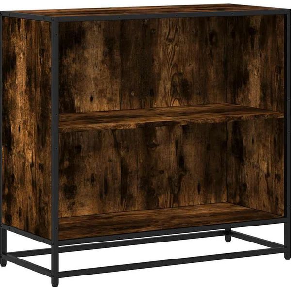 Syfax™ Libreria Rovere Fumo 80,5X35X76 Cm In Legno Multistrato-image