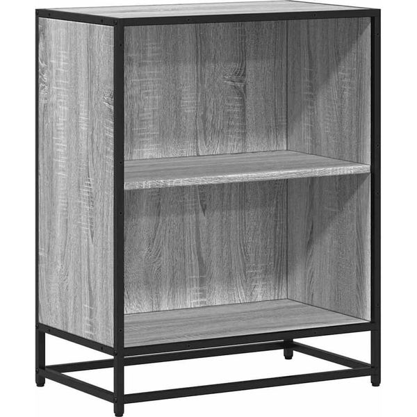 Syfax™ Libreria Grigio Sonoma 60X35X76 Cm In Legno Multistrato-image