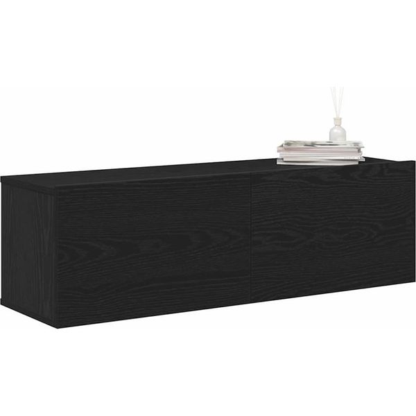 Syfax™ Mobile Tv 2 Pcs Nero 100 X 30 X 30 Cm Legno Multistrato-image